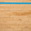 Gymnasium flooring panel in varnished solid beech (222 x 122 cm) - Sold per panel
