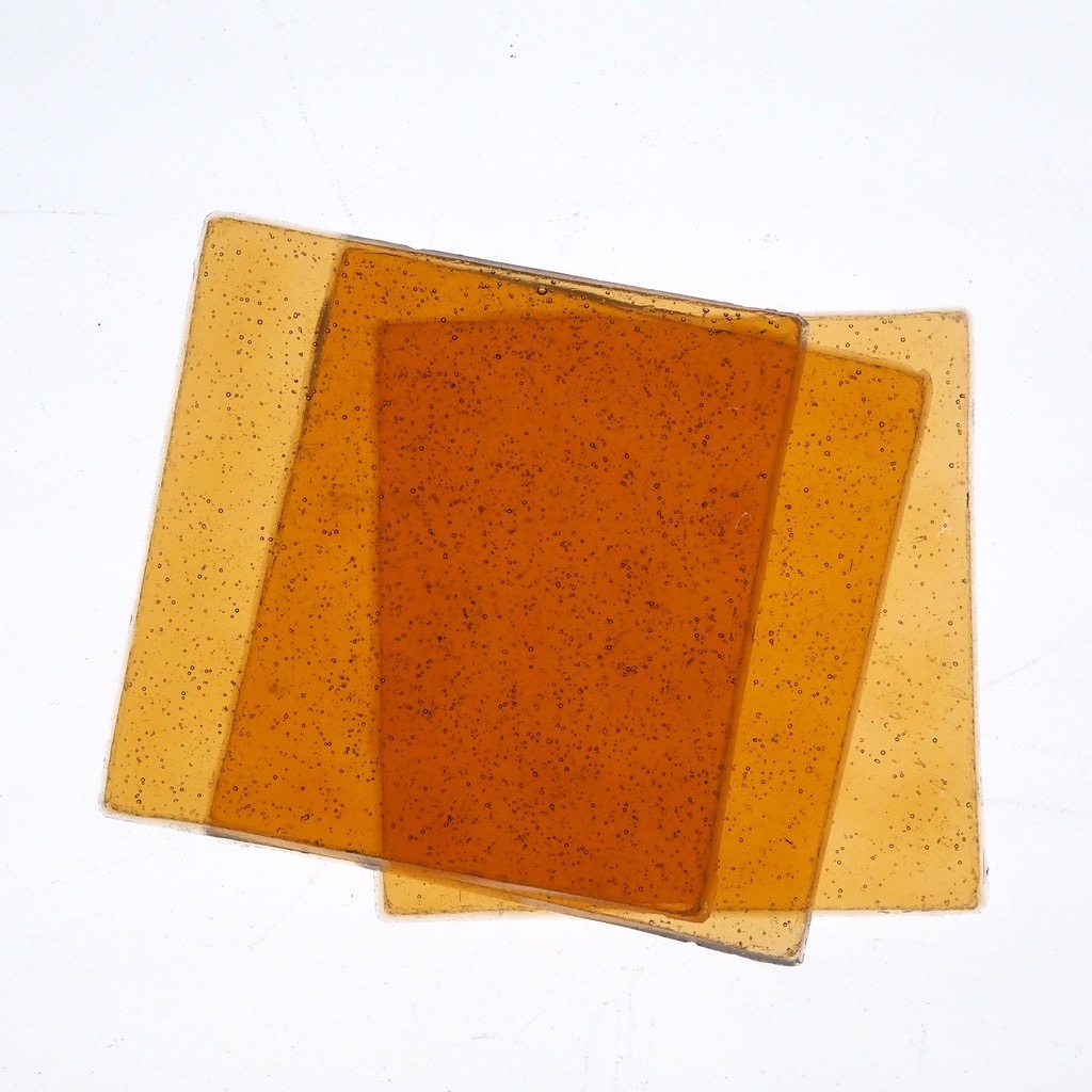 Handpainted glazed terracotta tile from the workshop of Agnès Emery (various sizes) - Only available in our physical shop