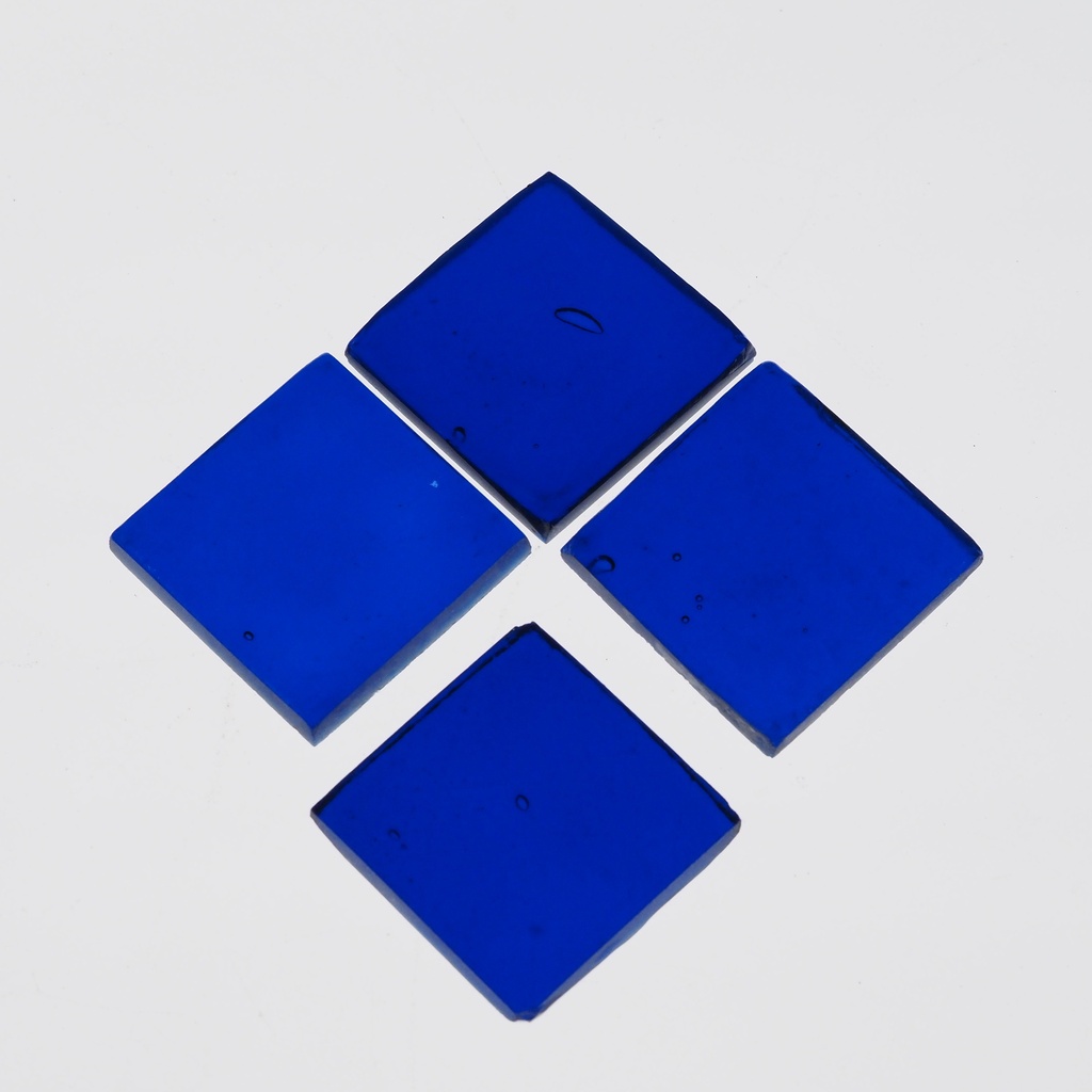 Handpainted glazed terracotta tile from the workshop of Agnès Emery (various sizes) - Only available in our physical shop