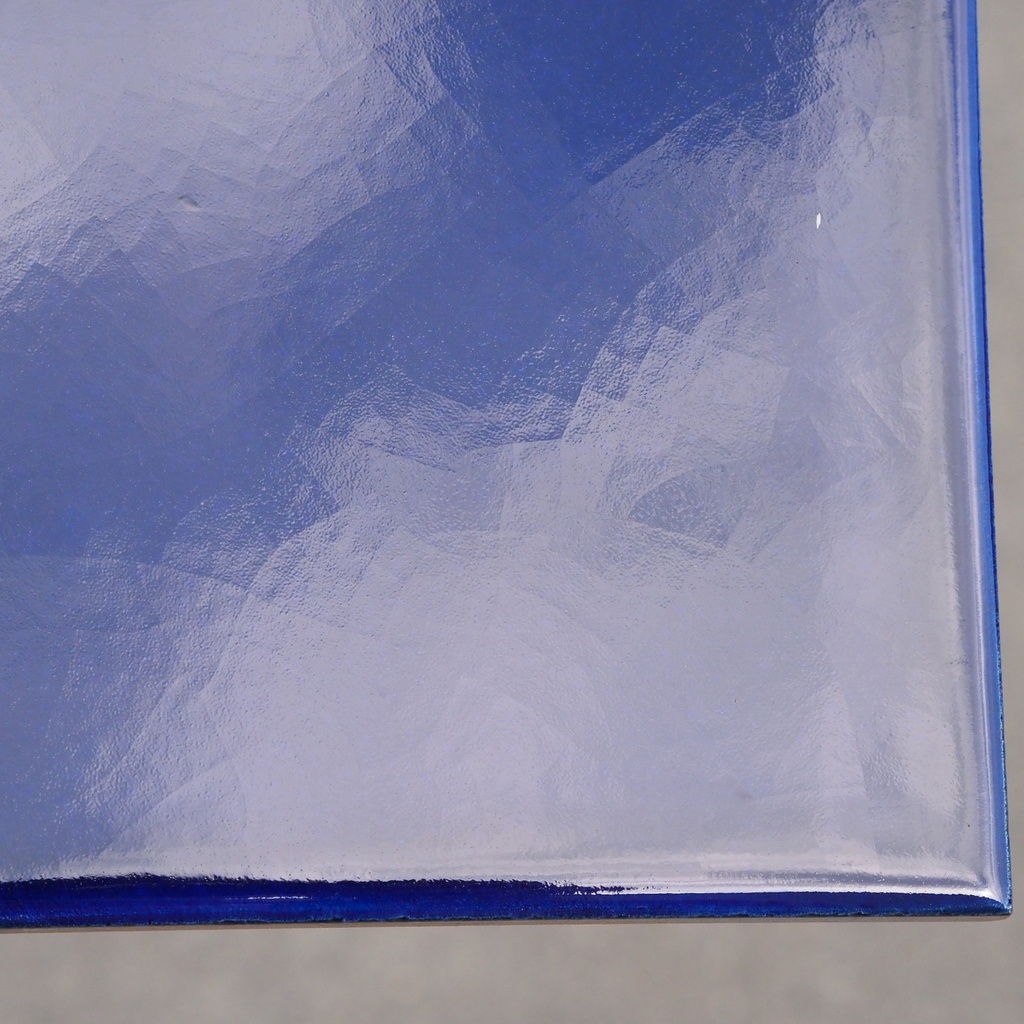 Box of 5 handmade wall tiles by Emery&Cie (30,5 x 30,5 cm) - Blue glass