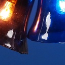 Hanging light 'Isaach' in opaline glass (various colors)