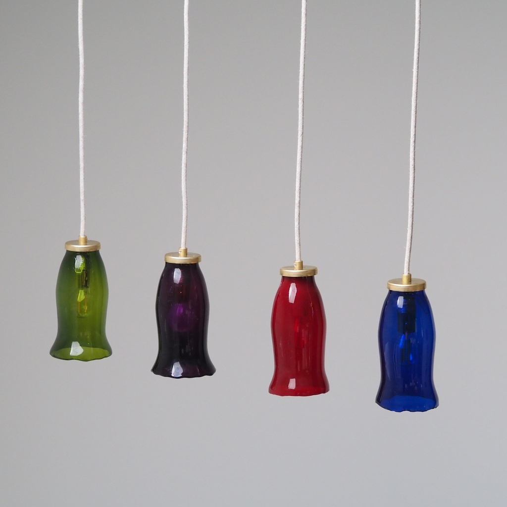 Hanging light 'Tilda' in opaline glass (various colors)
