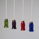 Hanging light 'Tilda' in opaline glass (various colors)