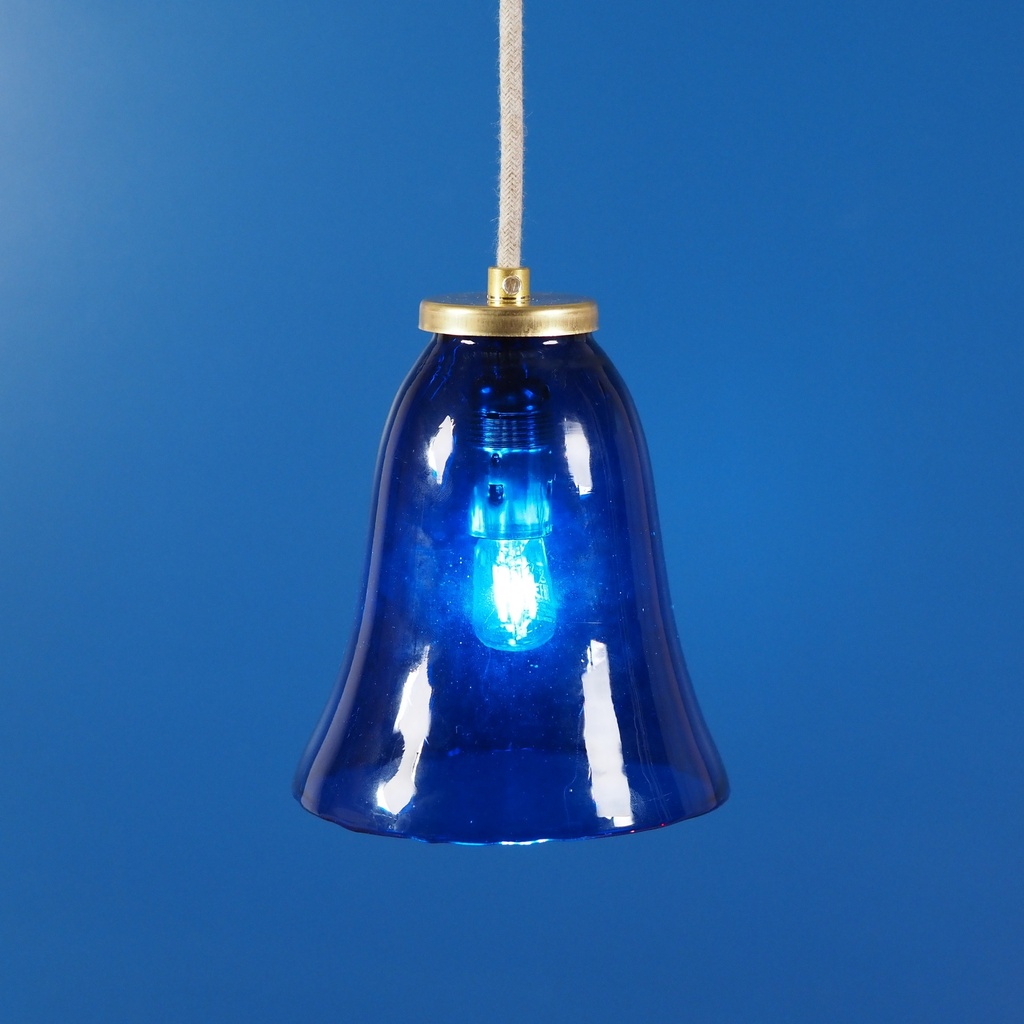 Hanging light 'Isaach' in opaline glass (various colors)