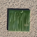 Handpainted glazed terracotta tile from the workshop of Agnès Emery (various sizes) - Only available in our physical shop