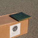 Box of 24 glazed terracotta wall tiles by Emery&Cie (15 x 15 cm) - Cobalt blue