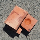 Box of 24 glazed terracotta wall tiles by Emery&Cie (15 x 15 cm) - Cobalt blue