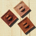 Box of 24 glazed terracotta wall tiles by Emery&Cie (15 x 15 cm) - Cobalt blue