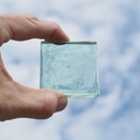 Box of 20 handmade wall tiles by Emery&Cie (5 x 5 cm) - Clear glass