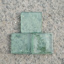Box of 20 handmade wall tiles by Emery&Cie (5 x 5 cm) - Clear glass