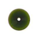 Glass cabinet knob with rosette by Emery&Cie (⌀ 4,5 cm) - Ana green