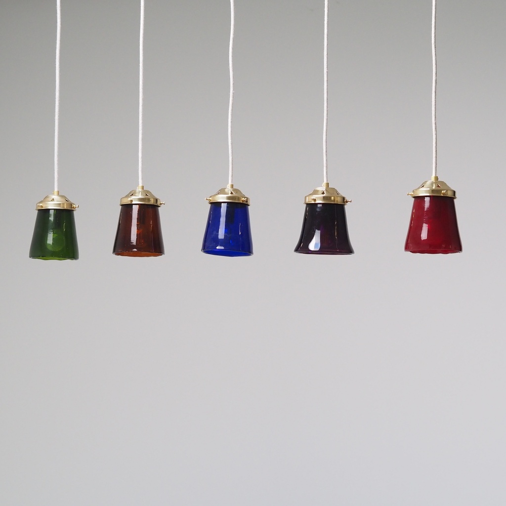 Hanging light 'Tilda' in opaline glass (various colors)
