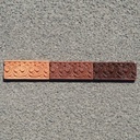 Handpainted glazed terracotta tile from the workshop of Agnès Emery (various sizes) - Only available in our physical shop