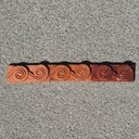Handpainted glazed terracotta tile from the workshop of Agnès Emery (various sizes) - Only available in our physical shop