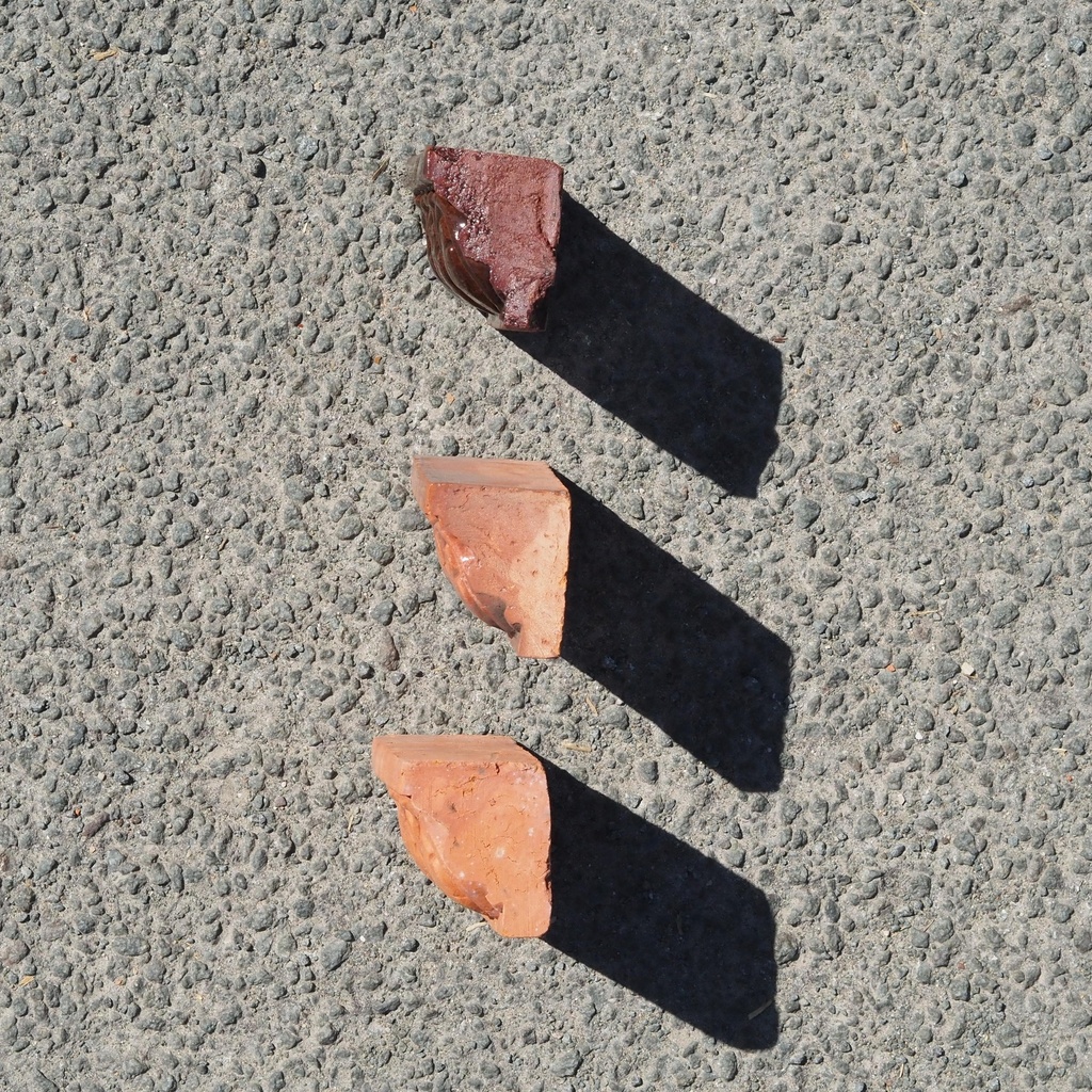 Box of 24 glazed terracotta wall tiles by Emery&Cie (15 x 15 cm) - Cobalt blue