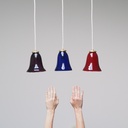 Hanging light 'Isaach' with glass lampshade from Emery&Cie (various colors)
