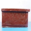 Wall coping tile in glazed clay (single slant)