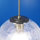 Hanging light 'Paco' in frosted glass