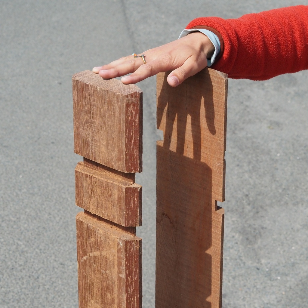 Azobe hardwood blocks (various dimensions) - Only available in our physical shop