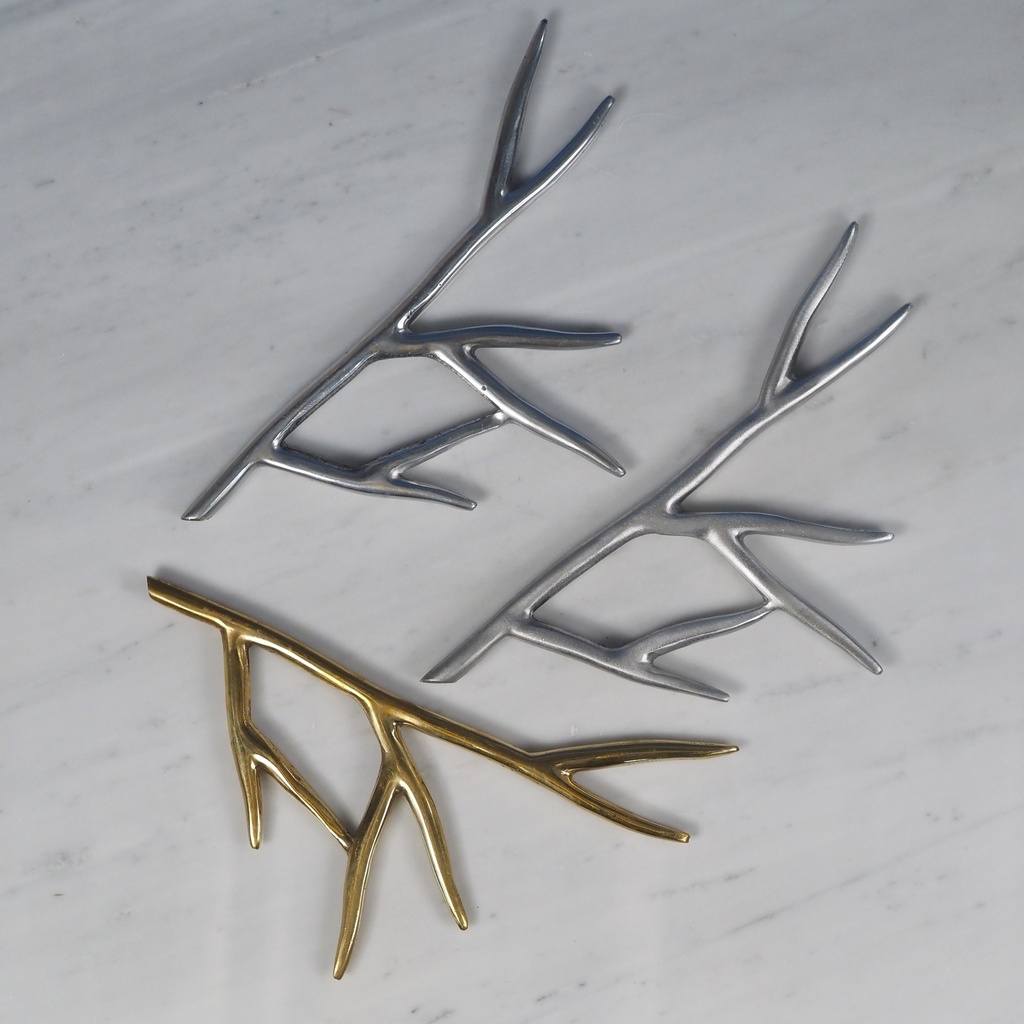 Candle holder in glazed terracotta by Emery&Cie