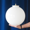 Hanging light 'Paco' in frosted glass