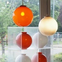 Hanging light 'Oscar' with glass lampshade from Emery&Cie - White