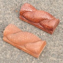 Embossed handmade frieze in terracotta by Emery&Cie (13,5 x 6 cm) - Snake (straight)