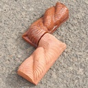 Embossed handmade frieze in terracotta by Emery&Cie (13,5 x 6 cm) - Snake (left)
