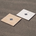 Handpainted glazed terracotta tile from the workshop of Agnès Emery (various sizes) - Only available in our physical shop