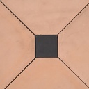 Box of 24 glazed terracotta wall tiles by Emery&Cie (15 x 15 cm) - Cobalt blue