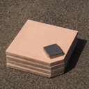 Set of 5 'cabochon' cement tiles by Emery&Cie (40 x 40 cm) - Pink