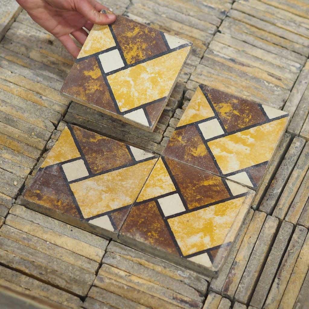 Cement tiles 'Altostratus' by Impermo (15 x 15 cm)