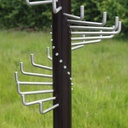 Spiral coat rack by Christophe Gevers from the Générale de Banque