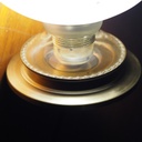 Night light 'Jacqueline' in brass and glass