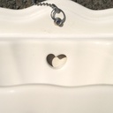 Bathroom sink in glazed ceramic by Herbeau