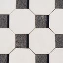 Reclaimed octogonal glazed ceramic tile by 'Boch Freres'