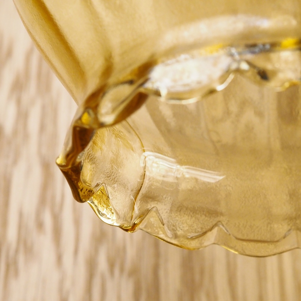 Wall sconce 'Hank' in textured glass