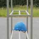 Workshop shelf in steel by Provost (4 modules) - Green/Grey