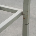 Workshop shelf in steel by Provost (4 modules) - Green/Grey
