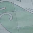 Set of 5 'cabochon' cement tiles by Emery&Cie (40 x 40 cm) - Pink