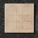 Handpainted glazed terracotta tile from the workshop of Agnès Emery (various sizes) - Only available in our physical shop