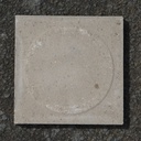 Handpainted glazed terracotta tile from the workshop of Agnès Emery (various sizes) - Only available in our physical shop