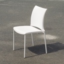 School chair in plywood and steel tube legs