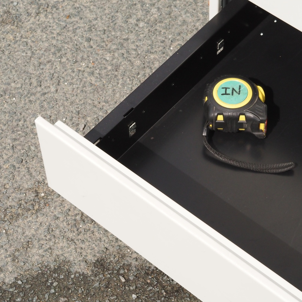 Drawer unit by Bulo in white coated melamine