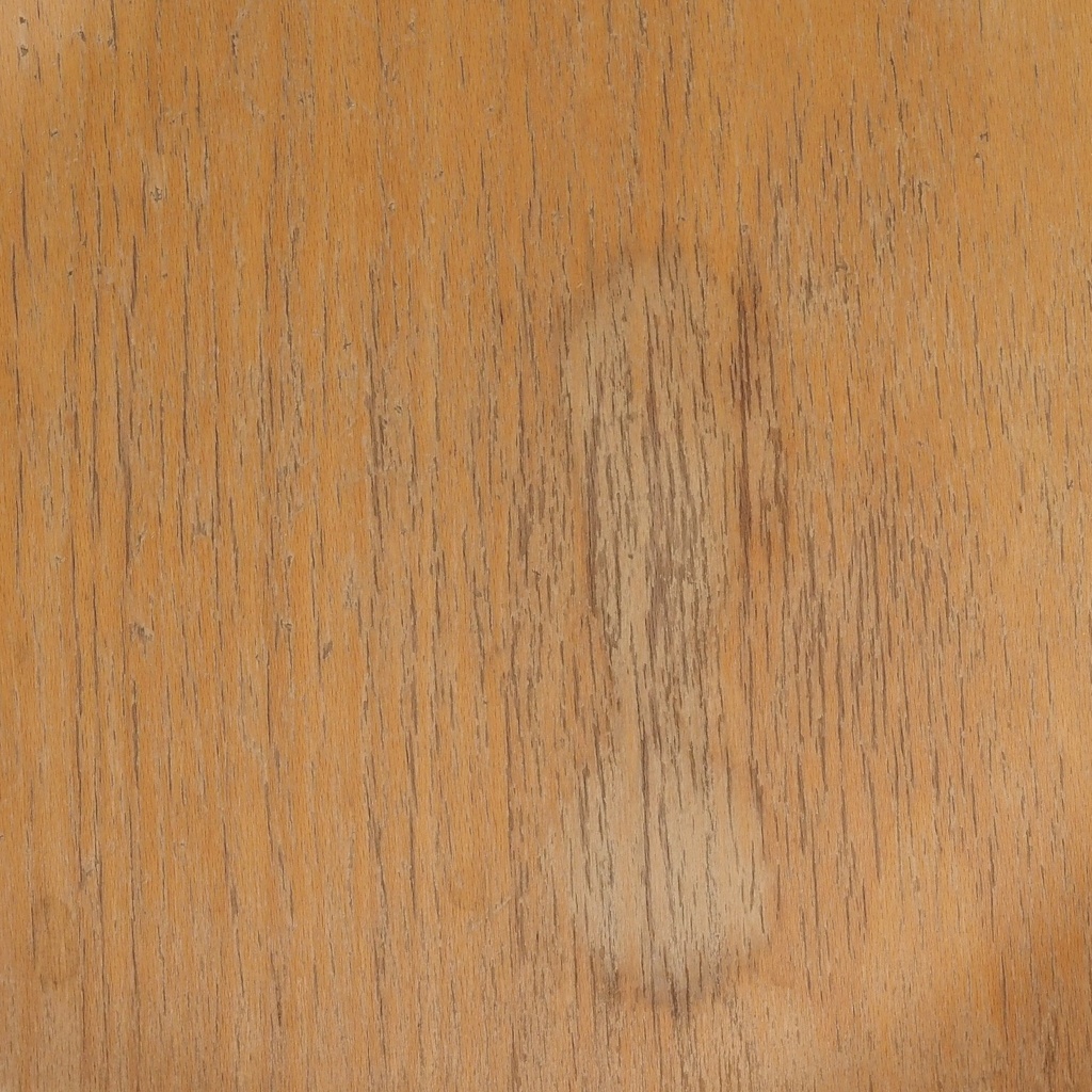 School chair in beech plywood and lacquered steel
