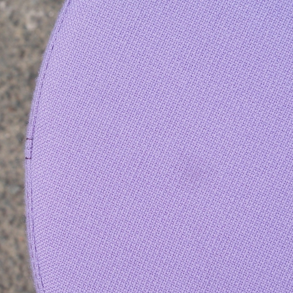 Upholstered round ottoman (various colors/finishes)