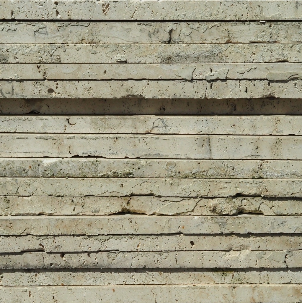 Reclaimed travertine slabs (various sizes) - Sold per m2 only in our physical shop