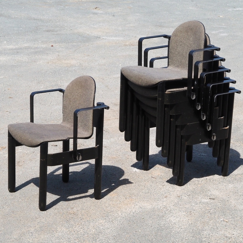 Stackable armchair 'Serie 77' by Gerd Lange for Thonet (ca. 1970)