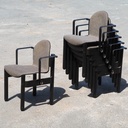 Stackable armchair 'Serie 77' by Gerd Lange for Thonet (ca. 1970)