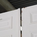 Double door in painted wood (H. 274 cm x (2 x W. 73 cm))